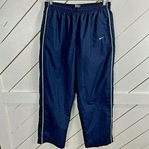 Nike Mens Size XL Track Pants Blue Jogging Active Basketball Pockets Mesh Lining